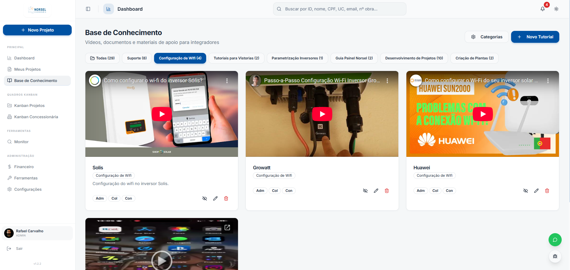 Base de Conhecimento